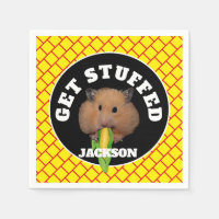 Funny Hamster "Get Stuffed"
