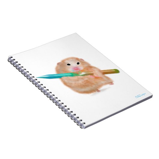 Funny Hamster-Notebook Notizblock (Rechte Seite)