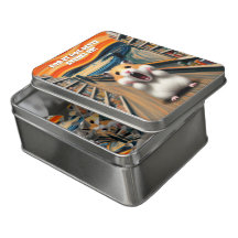 Funny Hamster Screams im Stil von Edvard Munch