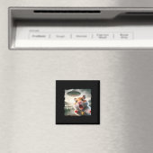 Funny Hamster Selfie With Alien Trip Meme Pet Crui Magnet (In Situ (Geschirrspüler))