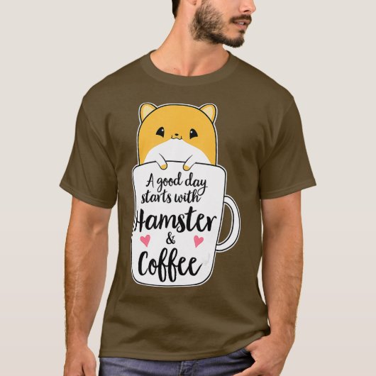 Funny Hamster Tasse Hamster Lover Geschenke T-Shirt (Vorderseite)