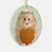 Funny Hamster Zeichentabelle Keramikornament (Rechts)