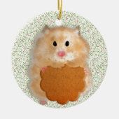 Funny Hamster Zeichentabelle Keramikornament (Vorne)