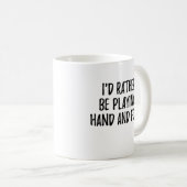 Funny Hand and Foot Card Game Player Kaffeetasse (VorderseiteRechts)