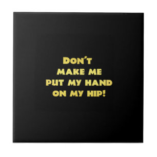 Funny Hand auf Angesagtem Joke Fliese