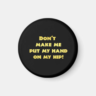 Funny Hand auf Angesagtem Joke Magnet