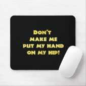 Funny Hand auf Angesagtem Joke Mousepad (Mit Mouse)