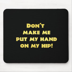 Funny Hand auf Angesagtem Joke Mousepad