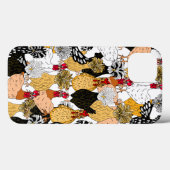 Funny Hand Drawn Cartoon Chickens Case-Mate iPhone Hülle (Rückseite (Horizontal))