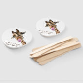 Funny Hand Fan mit spielerischer Giraffe - Lächeln Fächer (Non-assembled)