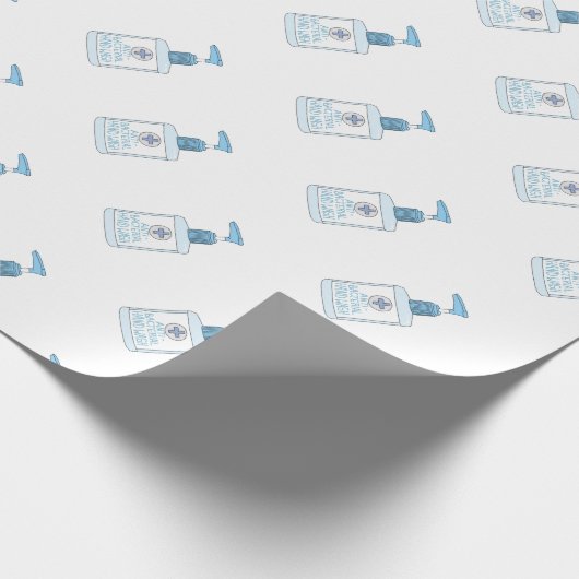 Funny Hand Gel Geschenkpapier (Ecke)
