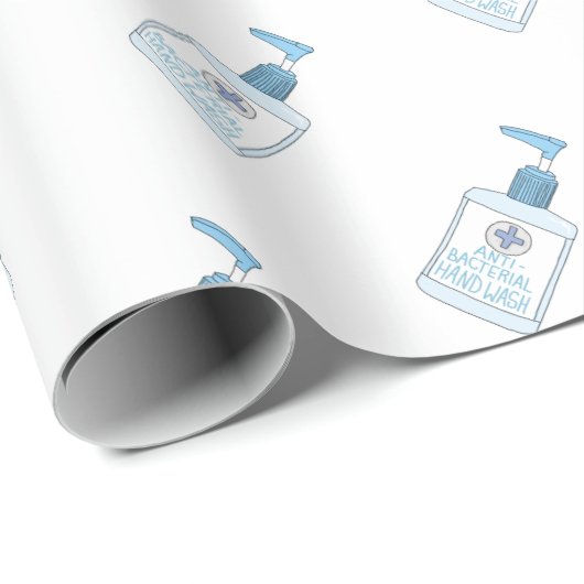 Funny Hand Gel Geschenkpapier (Rolleneckpunkt)