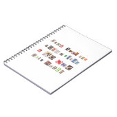 Funny Hand über Controller Ransom Note Collage Notizblock (Linke Seite)