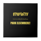 Funny Handicap Parkwitz Fliese (Vorderseite)