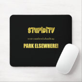 Funny Handicap Parkwitz Mousepad (Mit Mouse)