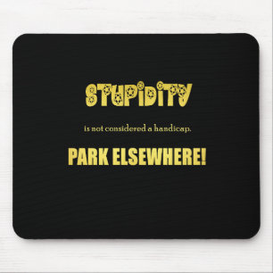Funny Handicap Parkwitz Mousepad