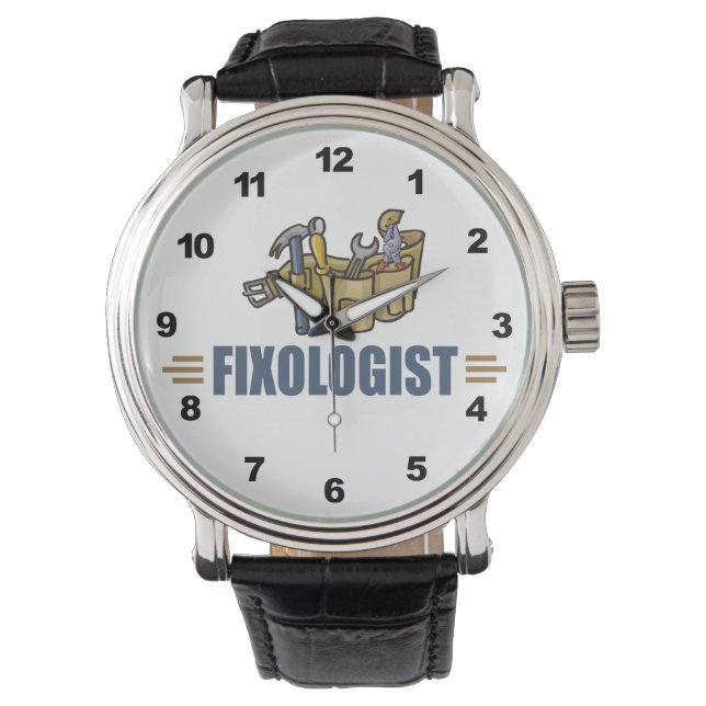 Funny Handyman Armbanduhr (Vorderseite)