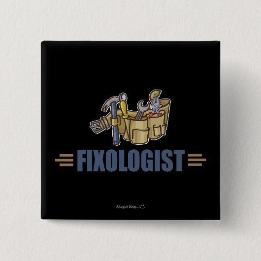 Funny Handyman Button (Vorderseite)