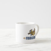 Funny Handyman Espressotasse (Vorderseite Rechts)