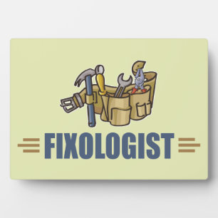 Funny Handyman Fotoplatte