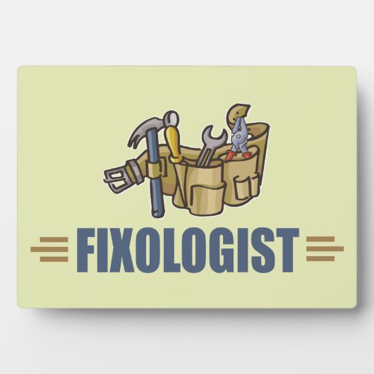 Funny Handyman Fotoplatte (Vorderseite)