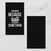 Funny Handyman Hero Handwerker Reparatur Spaß Visitenkarte (Vorne/Hinten)