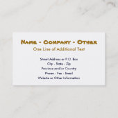 Funny Handyman Humour FIXOLOGIST Visitenkarte (Rückseite)