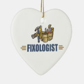 Funny Handyman Keramik Ornament (Rechts)