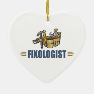 Funny Handyman Keramik Ornament