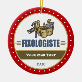 Funny Handyman Keramik Ornament