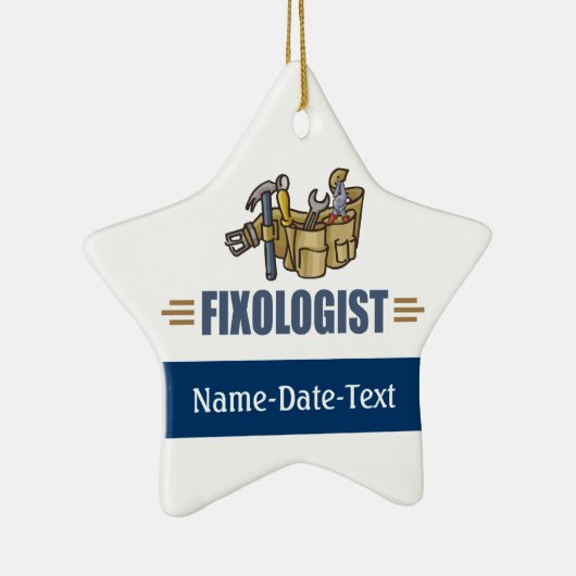 Funny Handyman Keramikornament (Rechts)