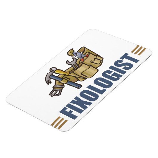 Funny Handyman Magnet (Linke Seite)