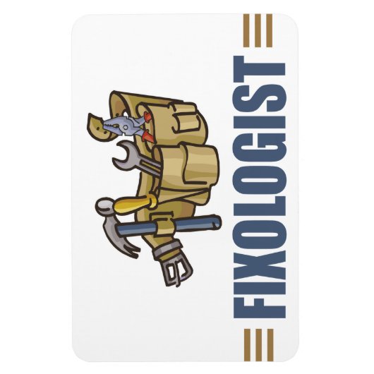 Funny Handyman Magnet (Vertikal)