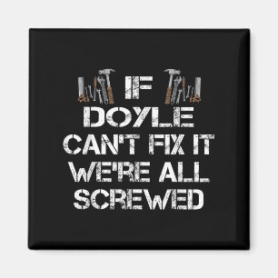 Funny Handyman zitiert Personalisiertes Doyle-Gesc Magnet