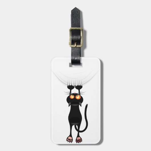 Funny Hang auf Cat Gepäckanhänger (Vorderseite vertikal)