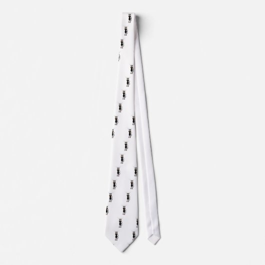 Funny Hang auf Cat Krawatte (Vorderseite)