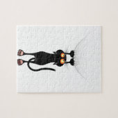 Funny Hang auf Cat Puzzle (Horizontal)