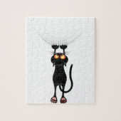 Funny Hang auf Cat Puzzle (Vertikal)