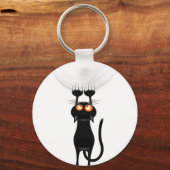 Funny Hang auf Cat Schlüsselanhänger (Vorderseite)