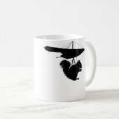 Funny Hang Glider Squirrel Hang Gliding Squirrel Kaffeetasse (VorderseiteRechts)