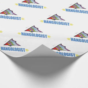 Funny Hang Gliding Geschenkpapier