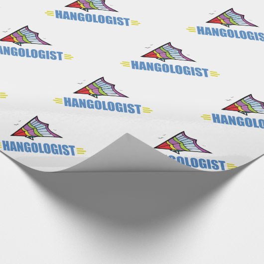 Funny Hang Gliding Geschenkpapier (Ecke)