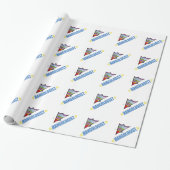 Funny Hang Gliding Geschenkpapier (Ungerollt)