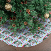 Funny Hanging Christmas Tree Cat Polyester Weihnachtsbaumdecke