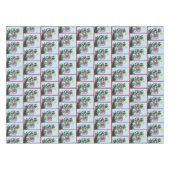 Funny Hanging Christmas Tree Cat Tischdecke (Vorderseite (Horizontal))