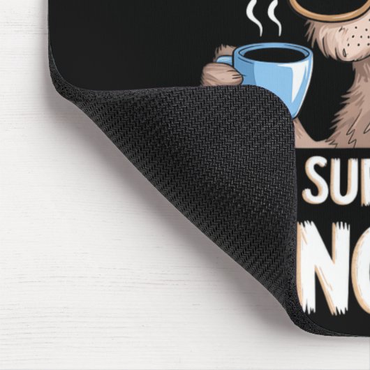 Funny Hangover Survival Dog New Year's Resolution Mousepad (Ecke)