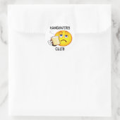 Funny Hangovers Club Sticker (Tasche)