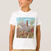 Funny Hannibal Barca Conquers Land T-Shirt (Vorderseite)