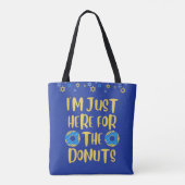 Funny Hannukah Donut Tote Bag Tasche (Rückseite)
