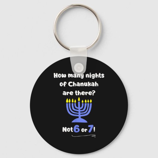 Funny Hanukkah 67 Meme Teacher How Many Nights Of  Schlüsselanhänger (Vorderseite)